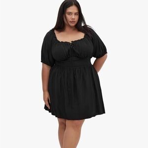Elegant Black Off-Shoulder Dress